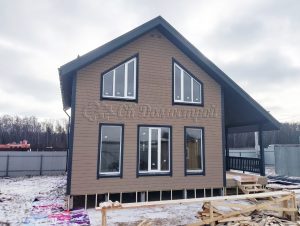 Каркасный дом 9х9,5 село Юсупово