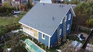 Каркасный дом 9х9,5 СНТ Сосны