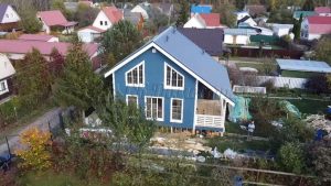 Каркасный дом 9х9,5 СНТ Сосны