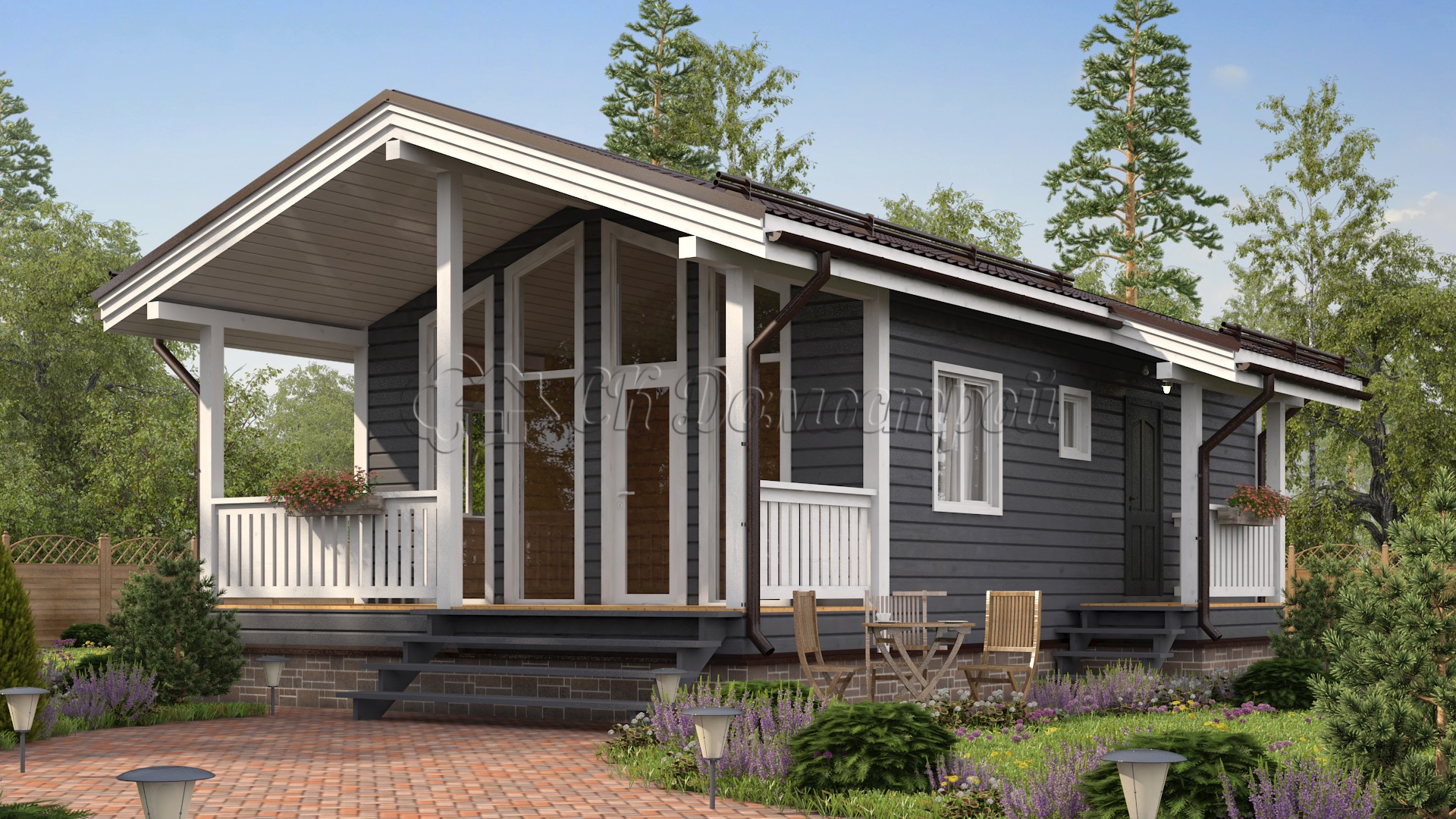 Каркасный дом 6х11 «Захаров»