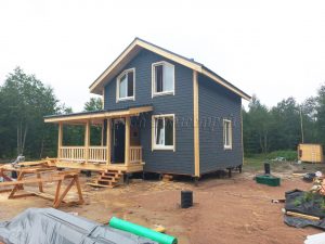 Каркасный дом 6х7 ДНП Созвездие водолея