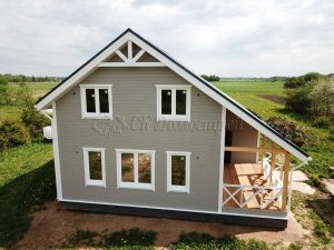 Каркасный дом 9х9,5 деревня Роговицы