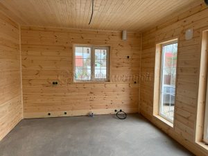 Каркасный дом 9х9,5 СНТ Красное Знамя-Новинка