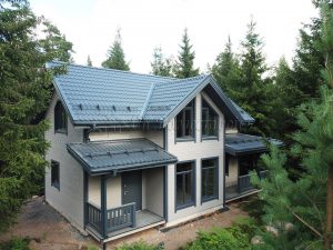 Каркасный дом 7,5х12 поселок Гармония