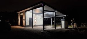 Навес с гаражом 6х14 СНТ Северная Жемчужина