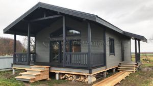 Каркасный дом 7,5х12 деревня Чемодурово