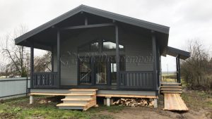 Каркасный дом 7,5х12 деревня Чемодурово