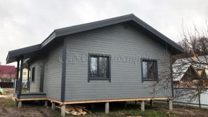 Каркасный дом 7,5х12 деревня Чемодурово