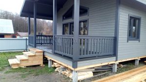 Каркасный дом 7,5х12 деревня Чемодурово