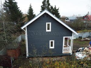 Каркасный дом 6х7,5 массив Восход