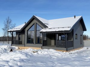 Каркасный дом 8,7х13 массив Ойнелово