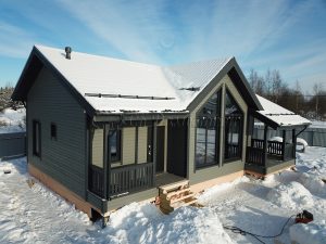 Каркасный дом 8,7х13 массив Ойнелово