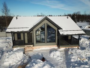 Каркасный дом 8,7х13 массив Ойнелово