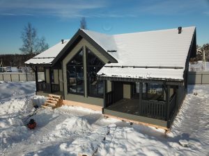 Каркасный дом 8,7х13 массив Ойнелово