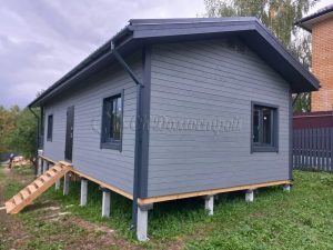 Каркасный дом 8х11 деревня Лаптево